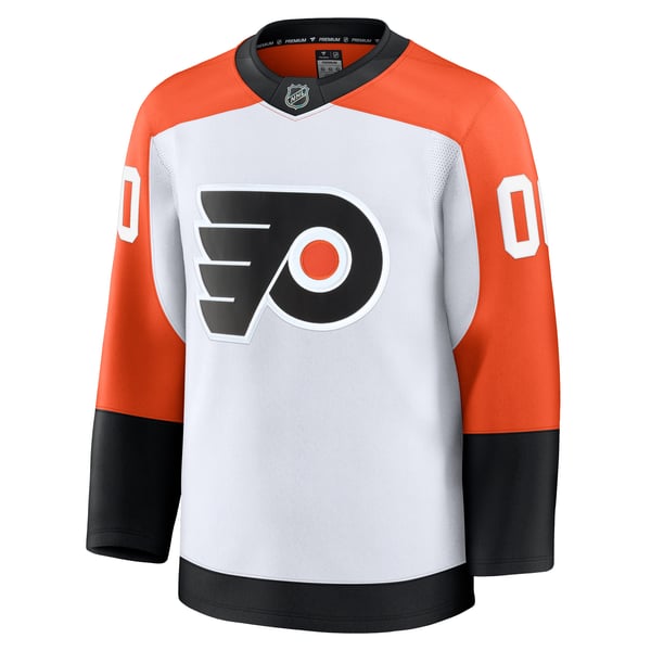 Men's Philadelphia Flyers Fanatics White Away Premium Custom Jersey - Image 3