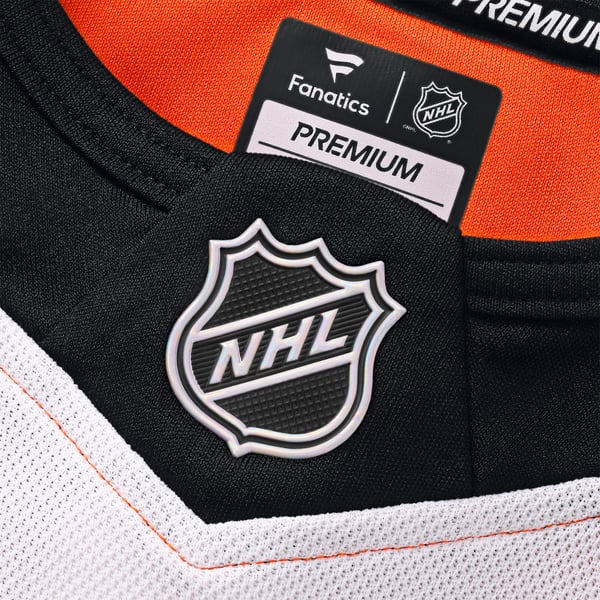 Men's Philadelphia Flyers Fanatics White Away Premium Custom Jersey - Image 6