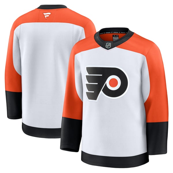 Men's Philadelphia Flyers Fanatics White Away Premium Jersey - Image 2