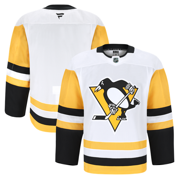 Men's Pittsburgh Penguins Fanatics White Away Authentic Pro Jersey - Image 2