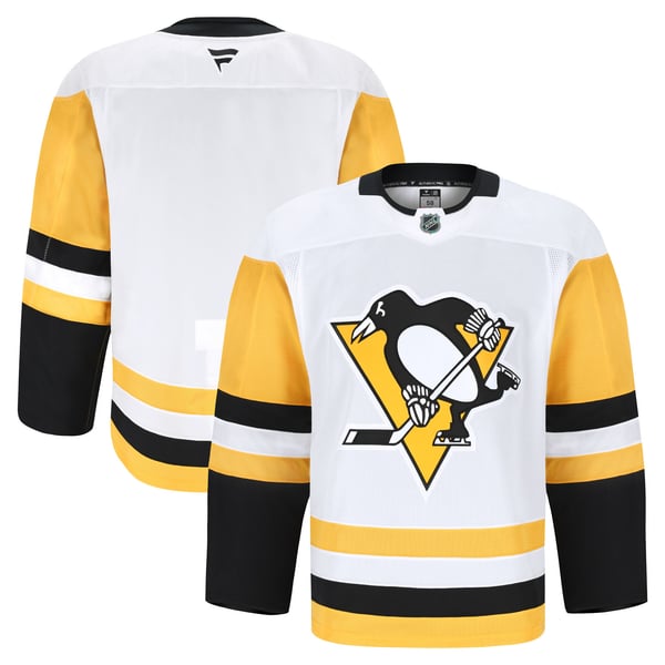Men's Pittsburgh Penguins Fanatics White Away Authentic Pro Jersey - Image 1