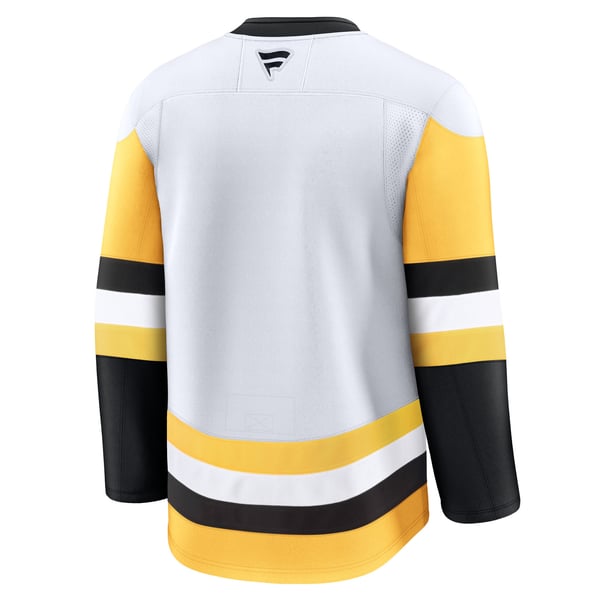 Men's Pittsburgh Penguins Fanatics White Away Premium Jersey - Image 4