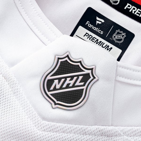 Men's Seattle Kraken Fanatics White Away Premium Custom Jersey - Image 6