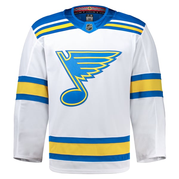 Men's St. Louis Blues Fanatics White Away Authentic Pro Jersey - Image 3