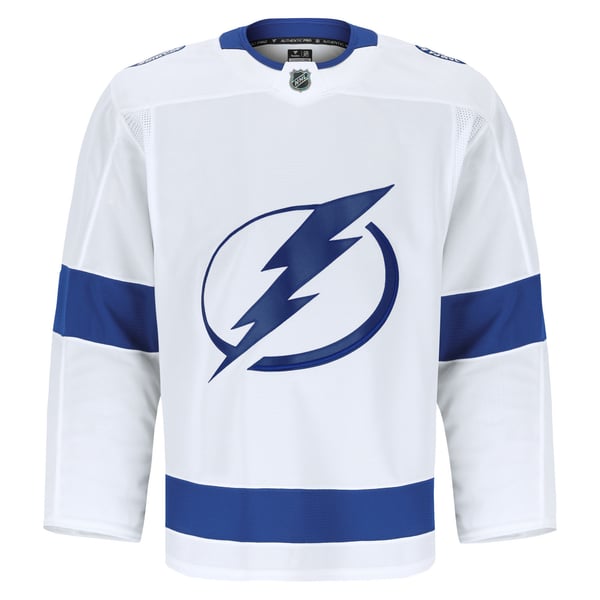Men's Tampa Bay Lightning Fanatics White Away Authentic Pro Jersey - Image 3