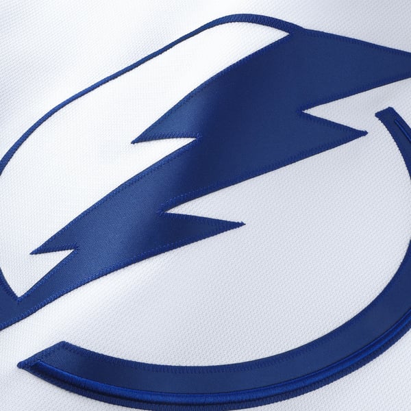 Men's Tampa Bay Lightning Fanatics White Away Authentic Pro Jersey - Image 6