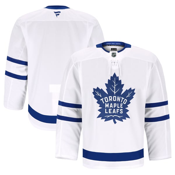 Men's Toronto Maple Leafs Fanatics White Away Authentic Pro Jersey - Image 2