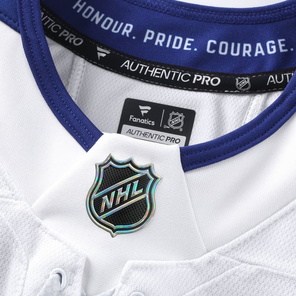 Men's Toronto Maple Leafs Fanatics White Away Authentic Pro Jersey - Image 5