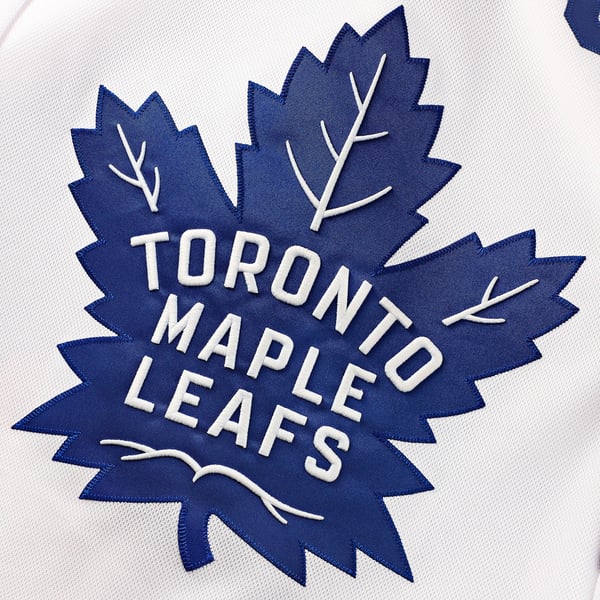 Men's Toronto Maple Leafs Fanatics White Away Premium Custom Jersey - Image 5