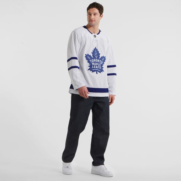 Men's Toronto Maple Leafs Fanatics White Away Premium Jersey - Image 7