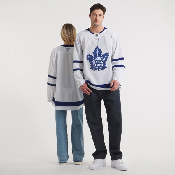 Men's Toronto Maple Leafs Fanatics White Away Premium Jersey - Image 8