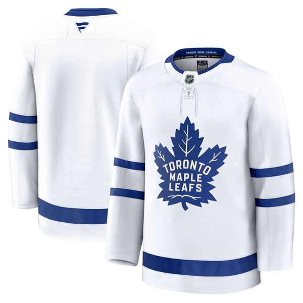 Men's Toronto Maple Leafs Fanatics White Away Premium Jersey - Image 1