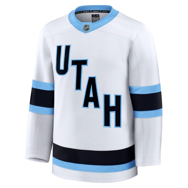 Men's Utah Mammoth Fanatics White Away Premium Jersey - Image 3