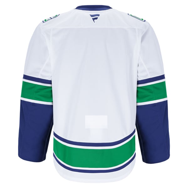 Men's Vancouver Canucks Fanatics White Away Authentic Pro Jersey - Image 4