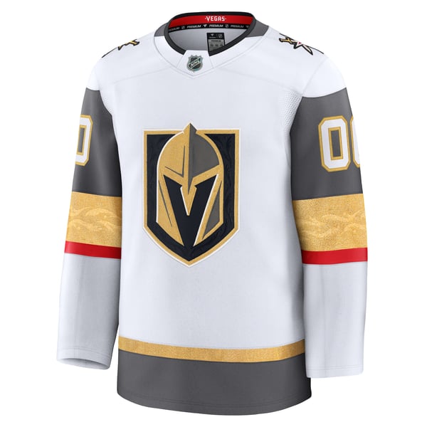 Men's Vegas Golden Knights Fanatics White Away Premium Custom Jersey - Image 3