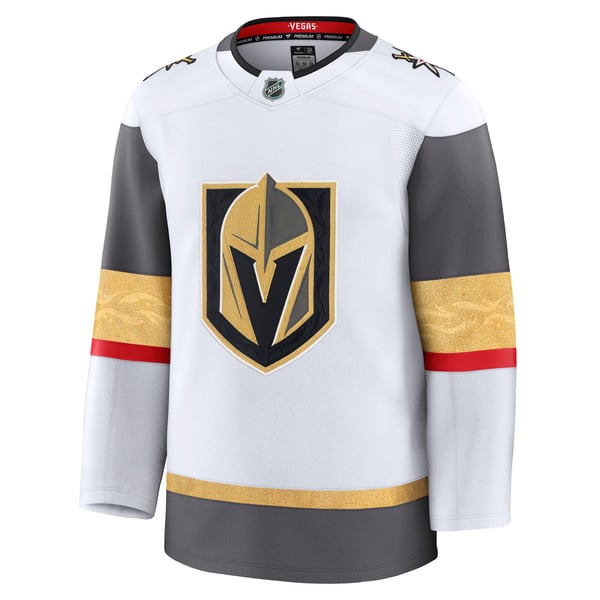 Men's Vegas Golden Knights Fanatics White Away Premium Jersey - Image 3