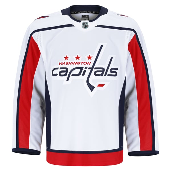 Men's Washington Capitals Fanatics White Away Authentic Pro Jersey - Image 3