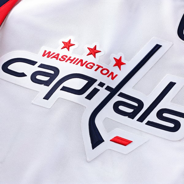 Men's Washington Capitals Fanatics White Away Premium Custom Jersey - Image 5