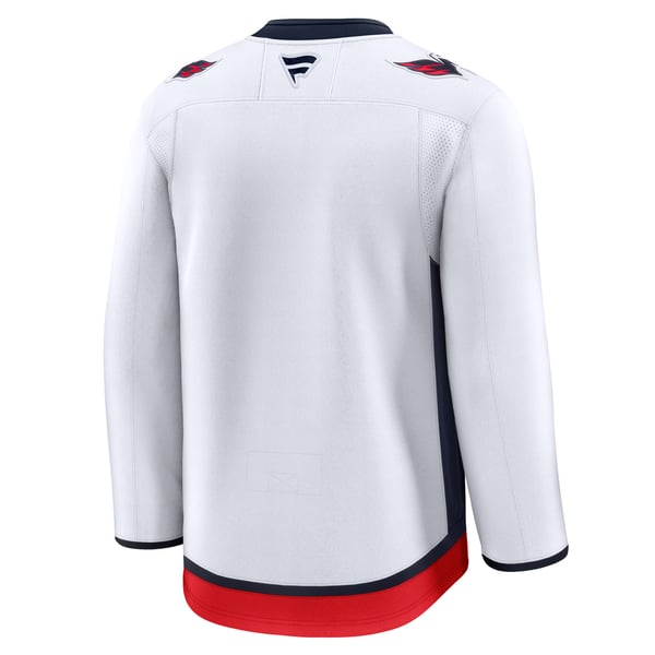 Men's Washington Capitals Fanatics White Away Premium Jersey - Image 4