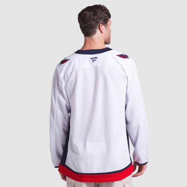 Men's Washington Capitals Fanatics White Away Premium Jersey - Image 6