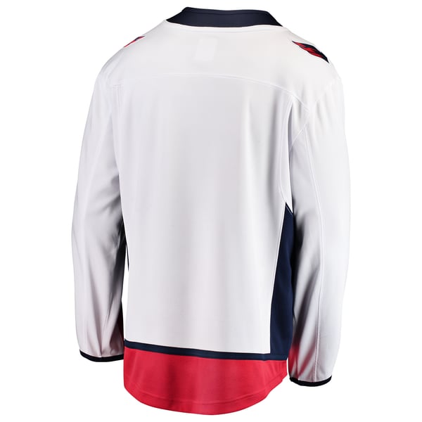 Men's Washington Capitals Fanatics White Breakaway Away Jersey - Image 4
