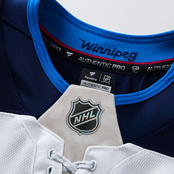 Men's Winnipeg Jets Fanatics White Away Authentic Pro Jersey - Image 5