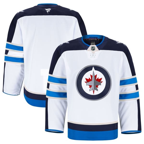 Men's Winnipeg Jets Fanatics White Away Authentic Pro Jersey - Image 1