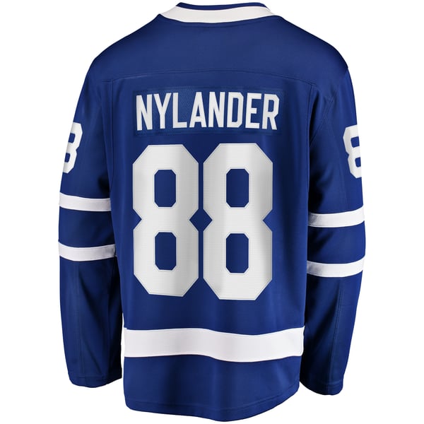 Men's Toronto Maple Leafs William Nylander Fanatics Blue Home Breakaway Player Jersey - Image 4