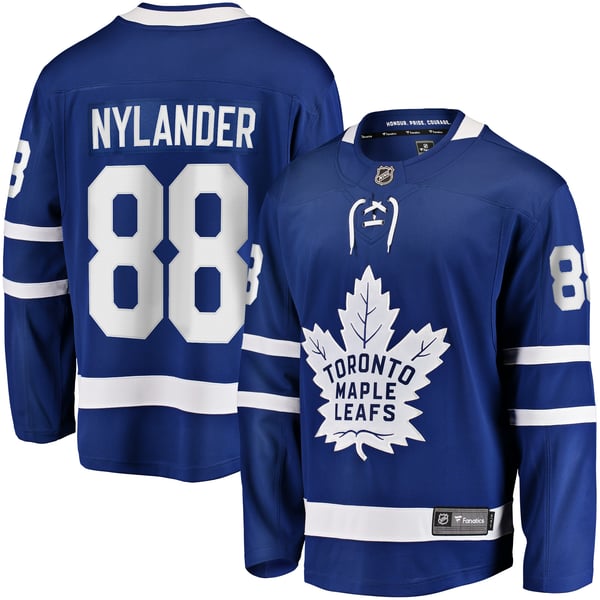 Men's Toronto Maple Leafs William Nylander Fanatics Blue Home Breakaway Player Jersey - Image 1