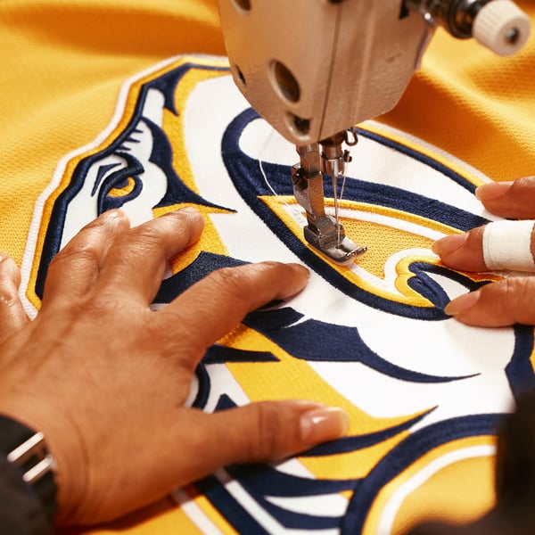 Men's Nashville Predators Fanatics Yellow Home Authentic Pro Jersey - Image 5