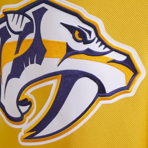 Men's Nashville Predators Fanatics Yellow Home Premium Jersey - Image 9
