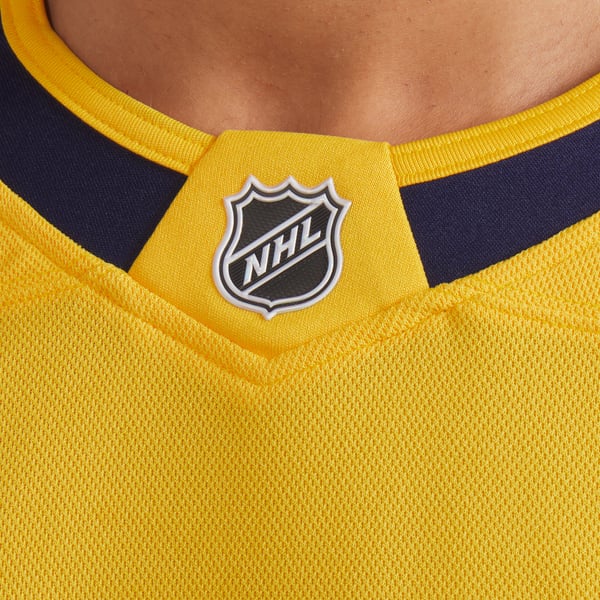 Men's Nashville Predators Fanatics Yellow Home Premium Jersey - Image 10