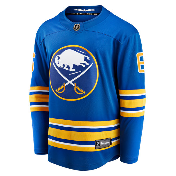 Men's Buffalo Sabres Zach Benson Fanatics Royal Home Breakaway Jersey - Image 3