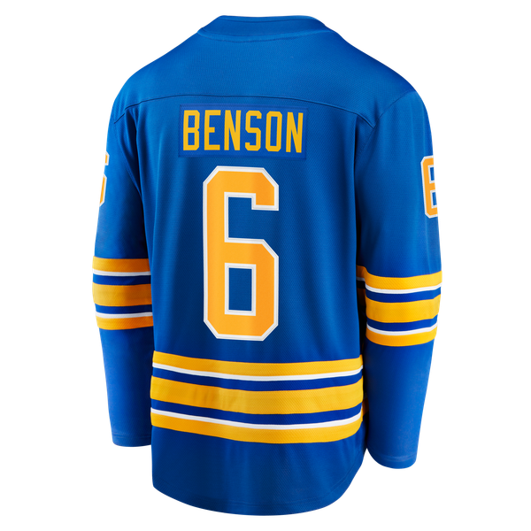 Men's Buffalo Sabres Zach Benson Fanatics Royal Home Breakaway Jersey - Image 4