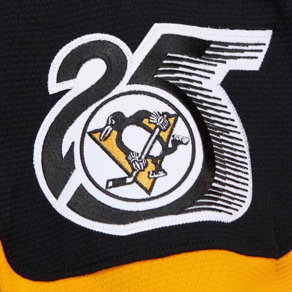 Men's Pittsburgh Penguins Mario Lemieux Black 1991-92 Power Play Jersey - Image 8