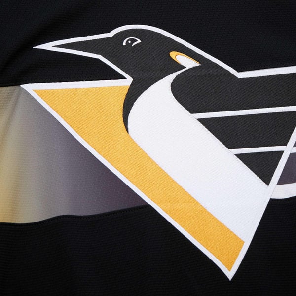 Men's Pittsburgh Penguins Mario Lemieux Black 1996-97 Power Play Jersey - Image 5
