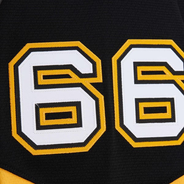 Men's Pittsburgh Penguins Mario Lemieux Black 1996-97 Power Play Jersey - Image 7