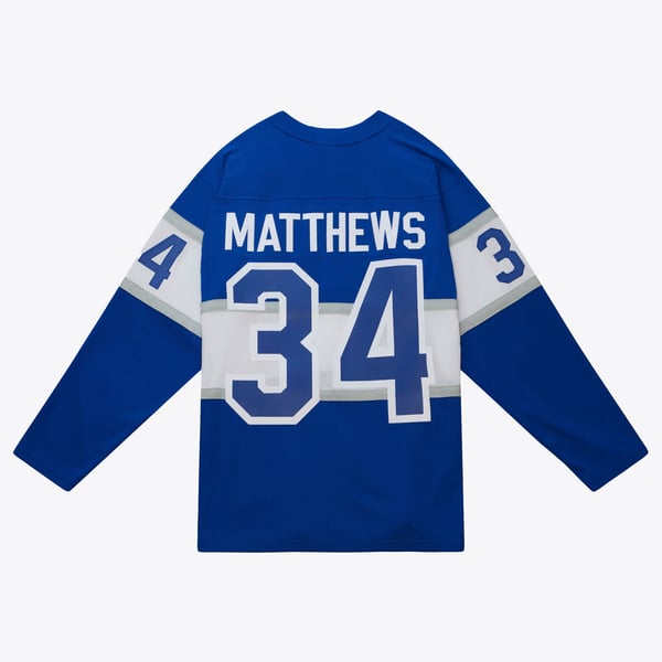 Men's Toronto Maple Leafs Auston Matthews Mitchell & Ness Blue 2017 Power Play Jersey - Image 3