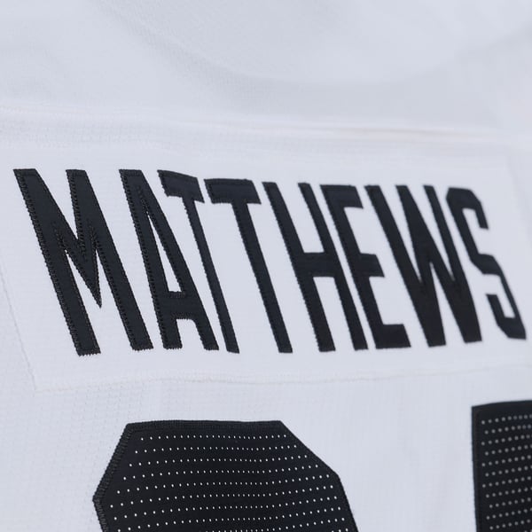 Men's Auston Matthews Mitchell & Ness White 2019 All-Star Game Power Play Jersey - Image 9