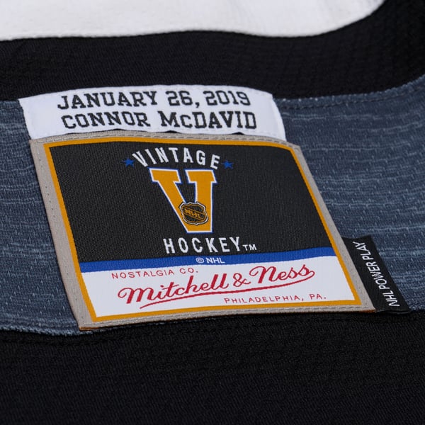 Men's Connor McDavid Mitchell & Ness Black 2019 All-Star Game Power Play Jersey - Image 7