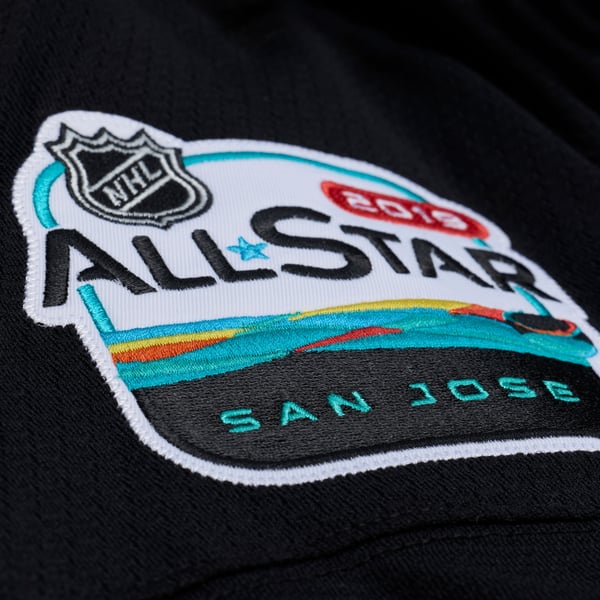 Men's Connor McDavid Mitchell & Ness Black 2019 All-Star Game Power Play Jersey - Image 10