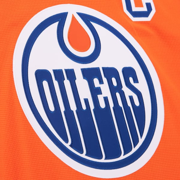 Men's Edmonton Oilers Connor McDavid Mitchell & Ness Orange Power Play Jersey - Image 5