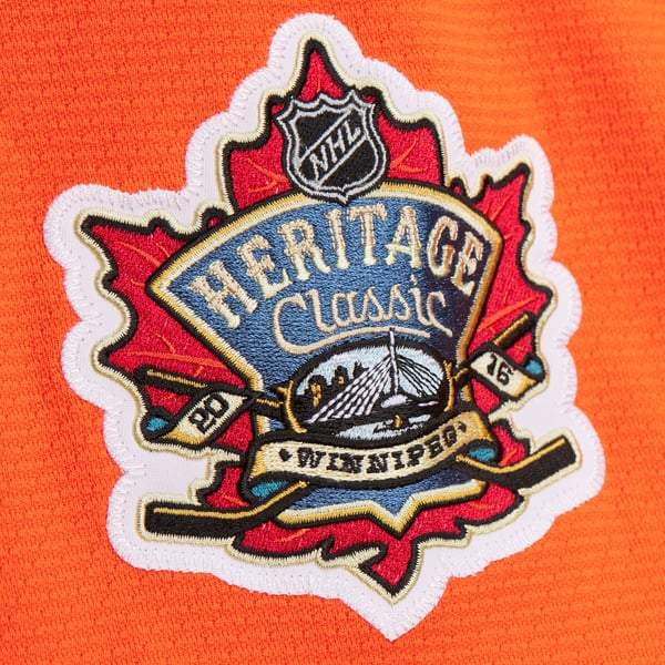 Men's Edmonton Oilers Connor McDavid Mitchell & Ness Orange Power Play Jersey - Image 9
