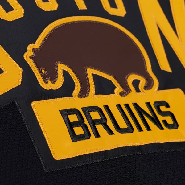 Men's Boston Bruins David Pastrnak Mitchell & Ness Black 2015 Power Play Jersey