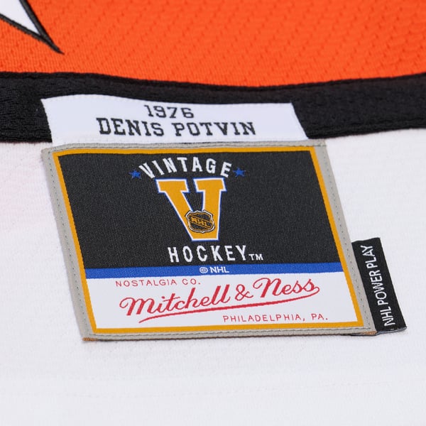Men's Denis Potvin Mitchell & Ness White 1976 NHL All-Star Game Power Play Jersey - Image 4