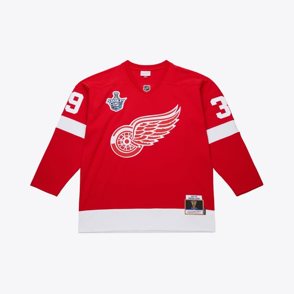 Men's Detroit Red Wings Dominik Hasek Mitchell & Ness Red 2007-08 Power Play Jersey - Image 2