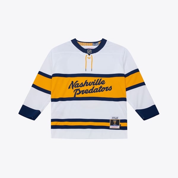 Men's Nashville Predators Filip Forsberg Mitchell & Ness White 2020 Power Play Jersey - Image 2