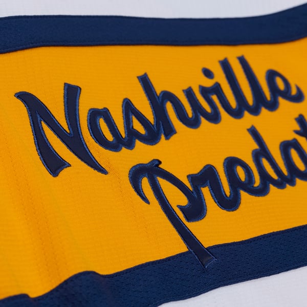 Men's Nashville Predators Filip Forsberg Mitchell & Ness White 2020 Power Play Jersey - Image 4