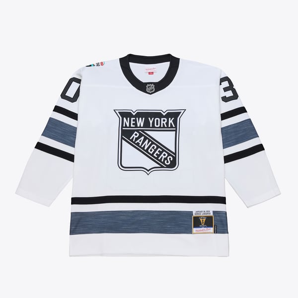 Men's Henrik Lundqvist Mitchell & Ness White 2019 All-Star Game Power Play Jersey - Image 2