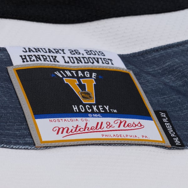 Men's Henrik Lundqvist Mitchell & Ness White 2019 All-Star Game Power Play Jersey - Image 6